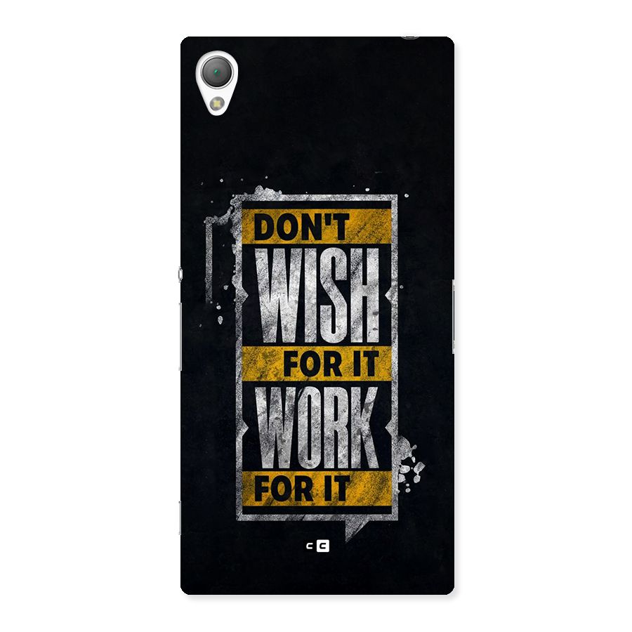 Wish Work Back Case for Xperia Z3