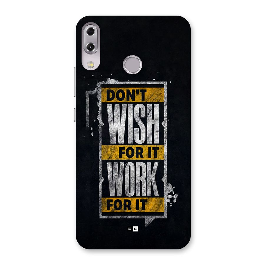 Wish Work Back Case for Zenfone 5Z