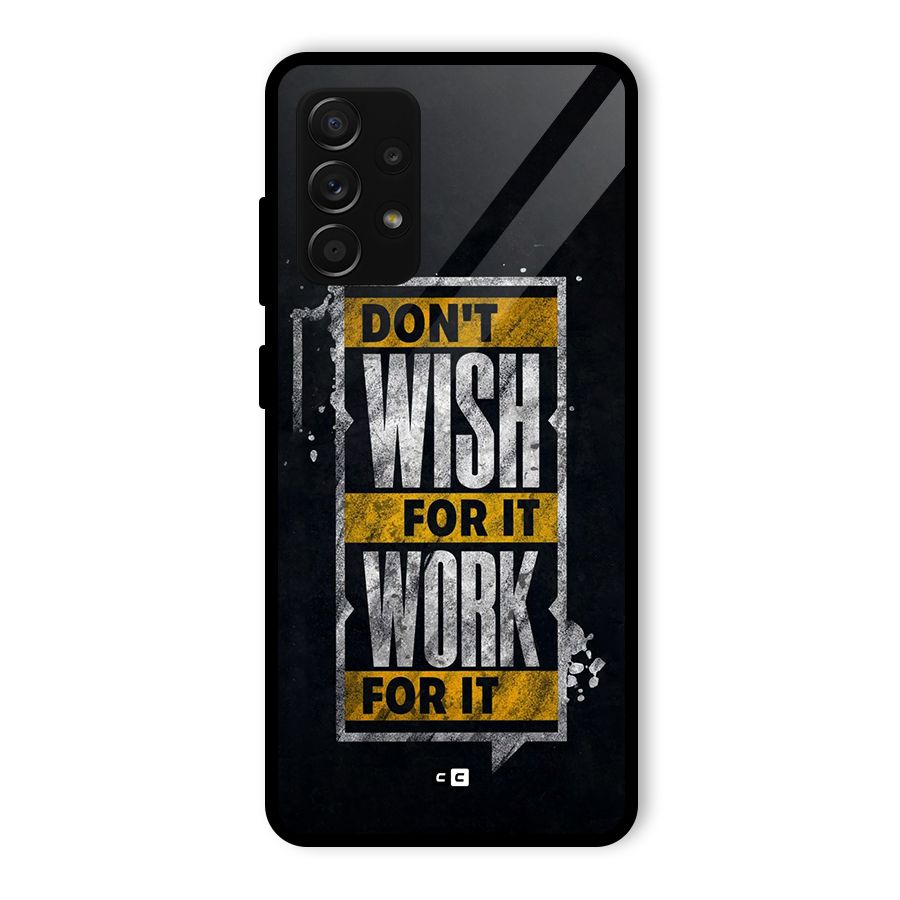 Wish Work Glass Back Case for Galaxy A53 5G