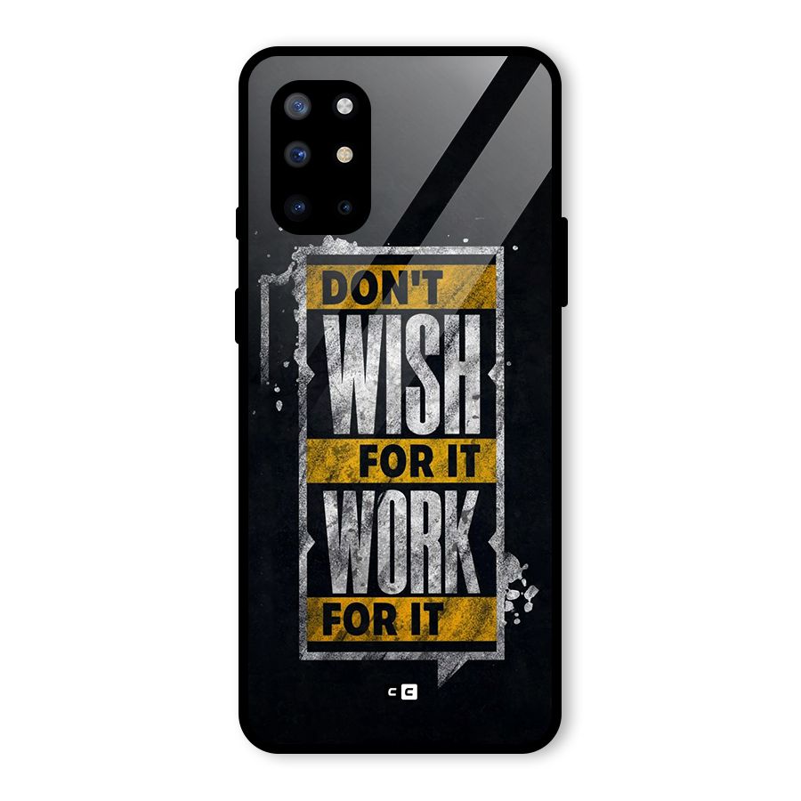 Wish Work Glass Back Case for OnePlus 8T