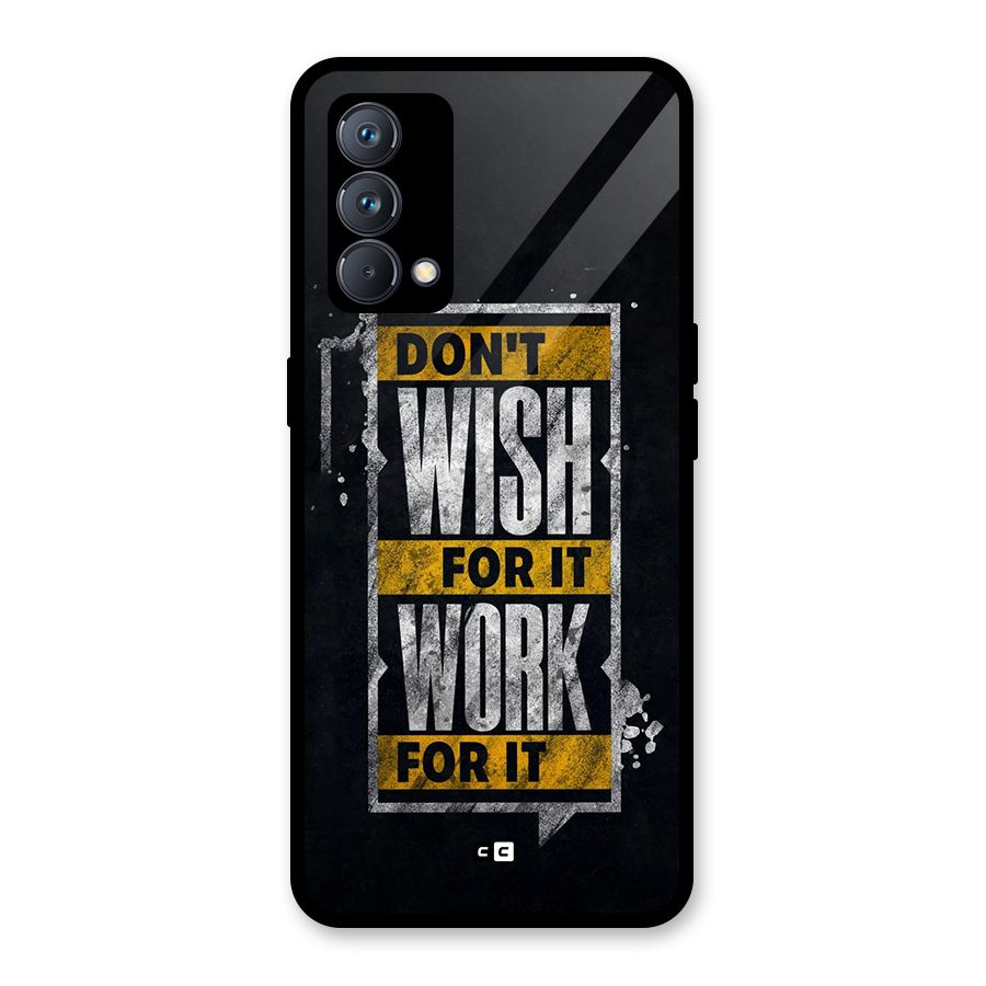 Wish Work Glass Back Case for Realme GT Master Edition