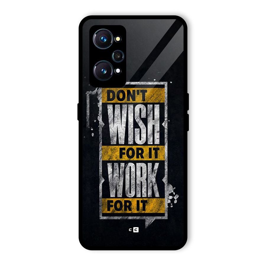 Wish Work Glass Back Case for Realme GT Neo2