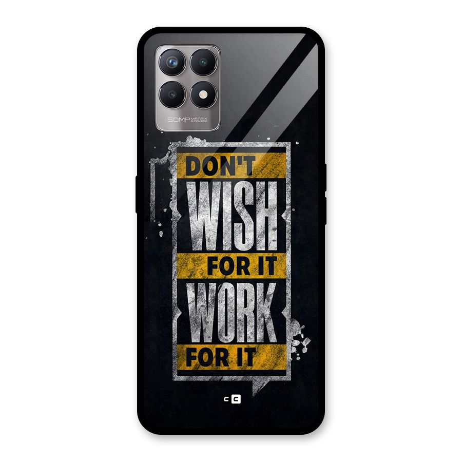 Wish Work Glass Back Case for Realme Narzo 50