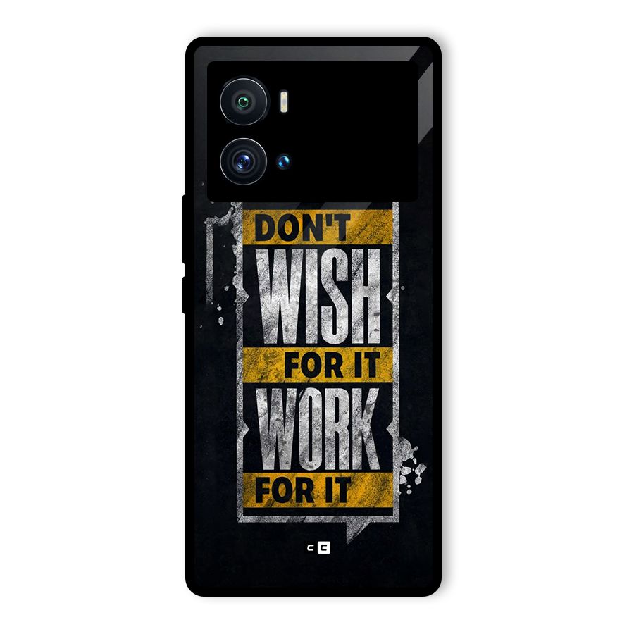 Wish Work Glass Back Case for Vivo iQOO 9 Pro