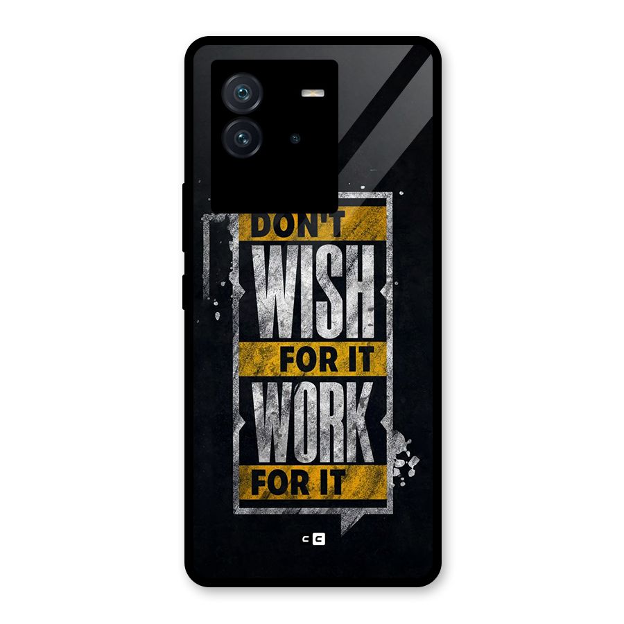 Wish Work Glass Back Case for Vivo iQOO Neo 6 5G