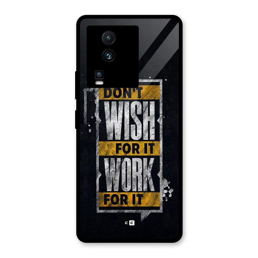 Wish Work Glass Back Case for Vivo iQOO Neo 7