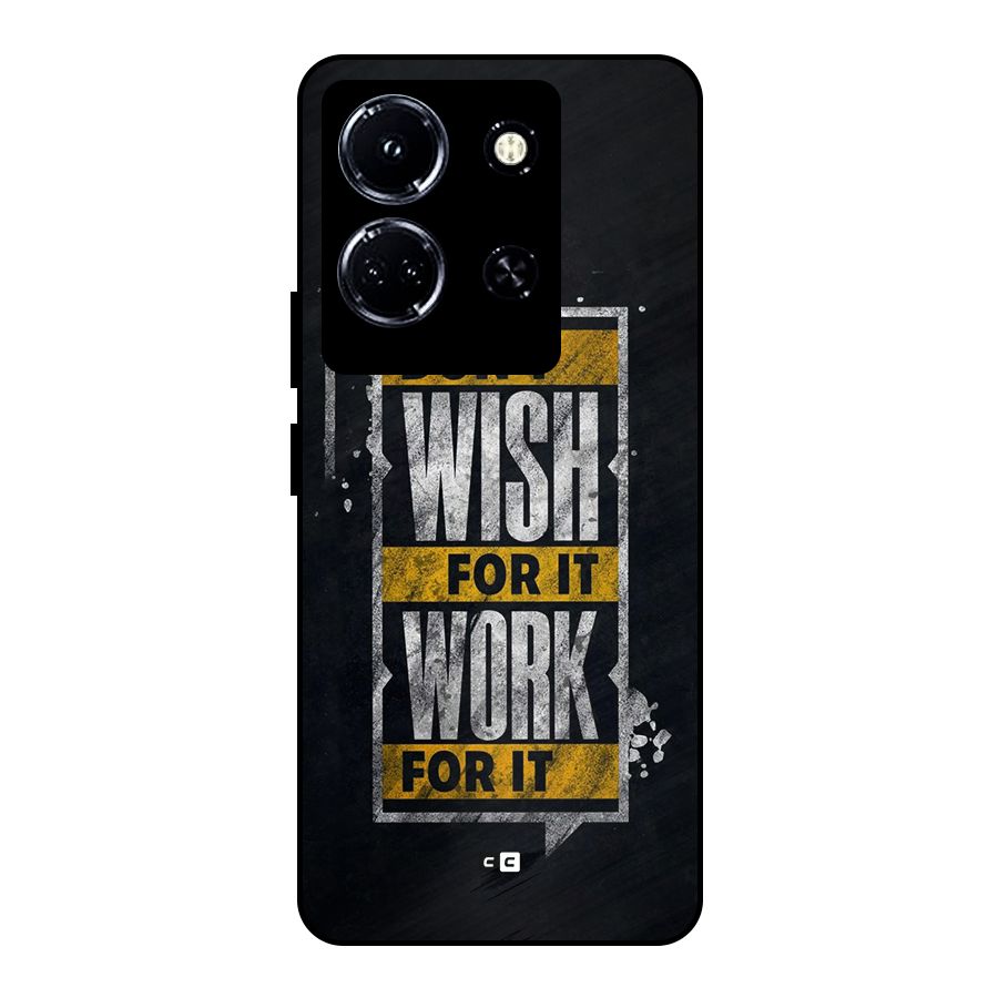 Wish Work Metal Back Case for Infinix Note 30 5G
