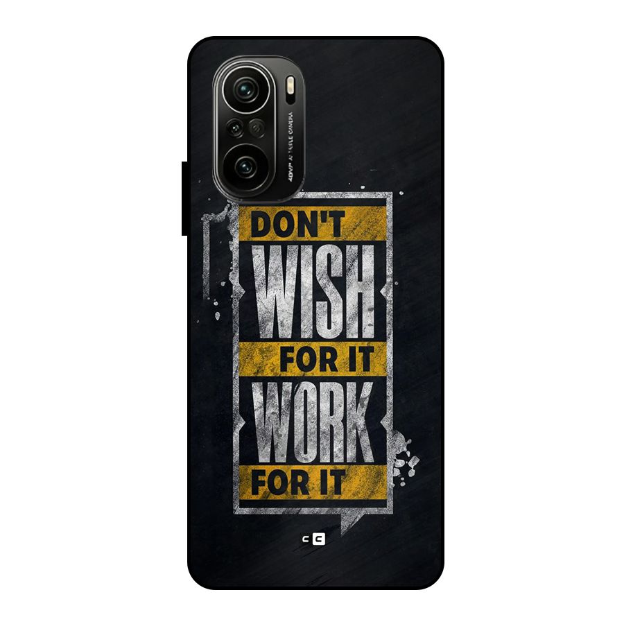 Wish Work Metal Back Case for Mi 11x