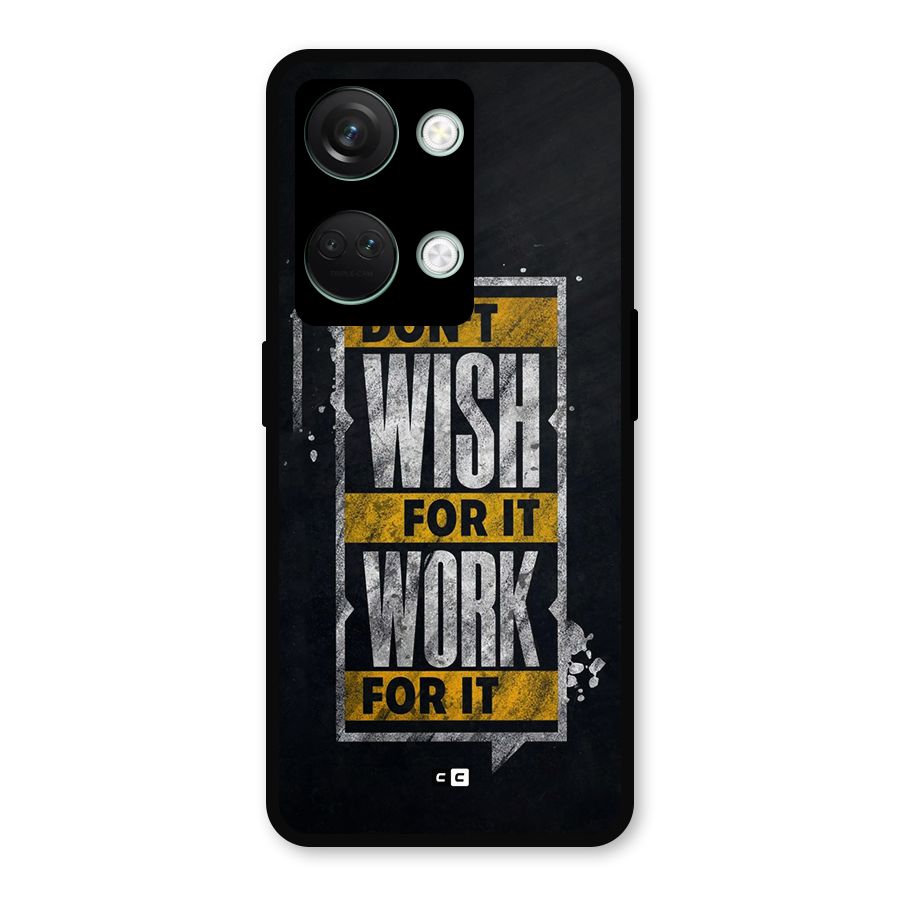 Wish Work Metal Back Case for OnePlus Nord 3