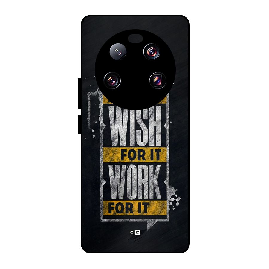 Wish Work Metal Back Case for Xiaomi 13 Ultra