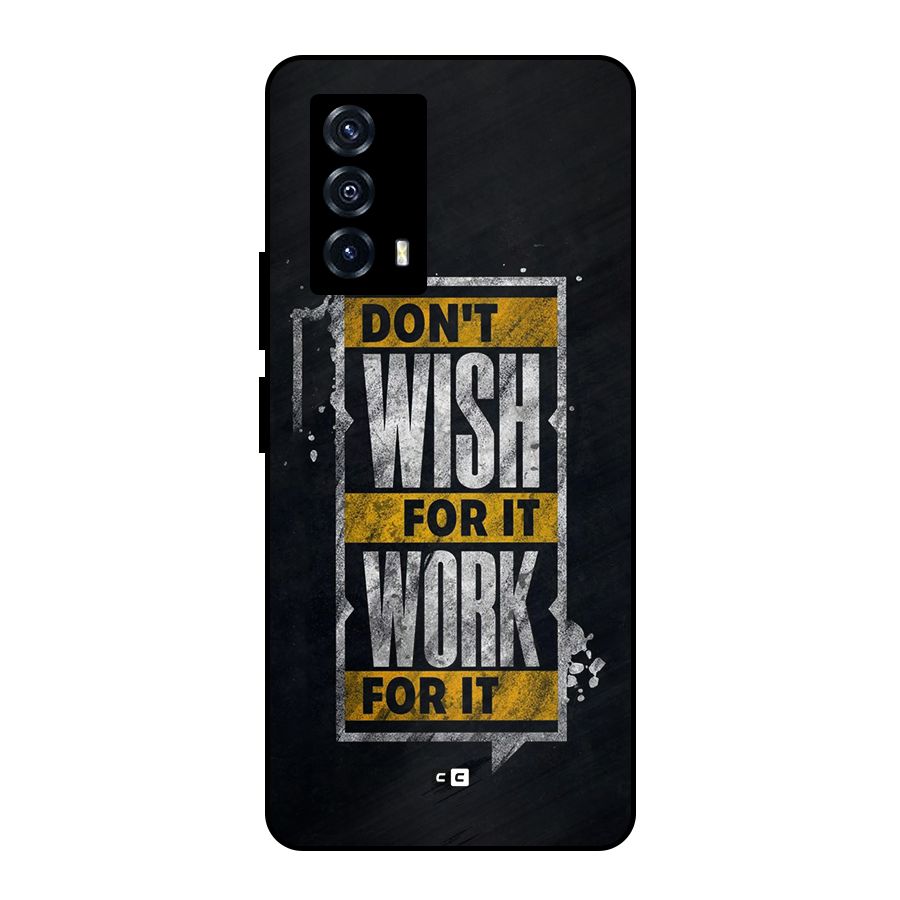 Wish Work Metal Back Case for iQOO Z5