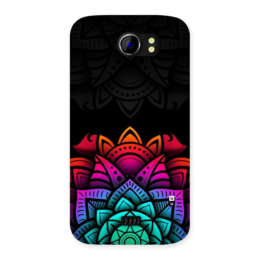 Wonderful Floral Back Case for Canvas 2 A110
