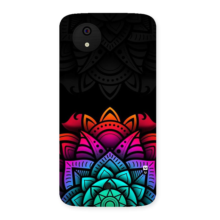 Wonderful Floral Back Case for Canvas A1  AQ4501