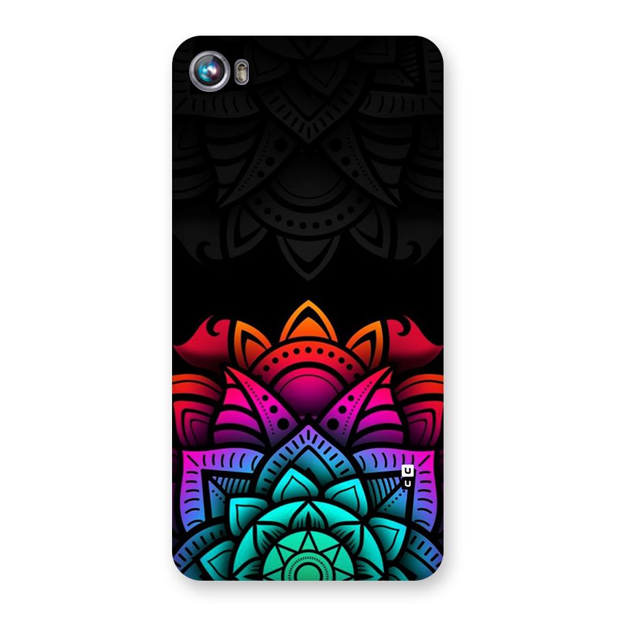 Wonderful Floral Back Case for Canvas Fire 4 (A107)