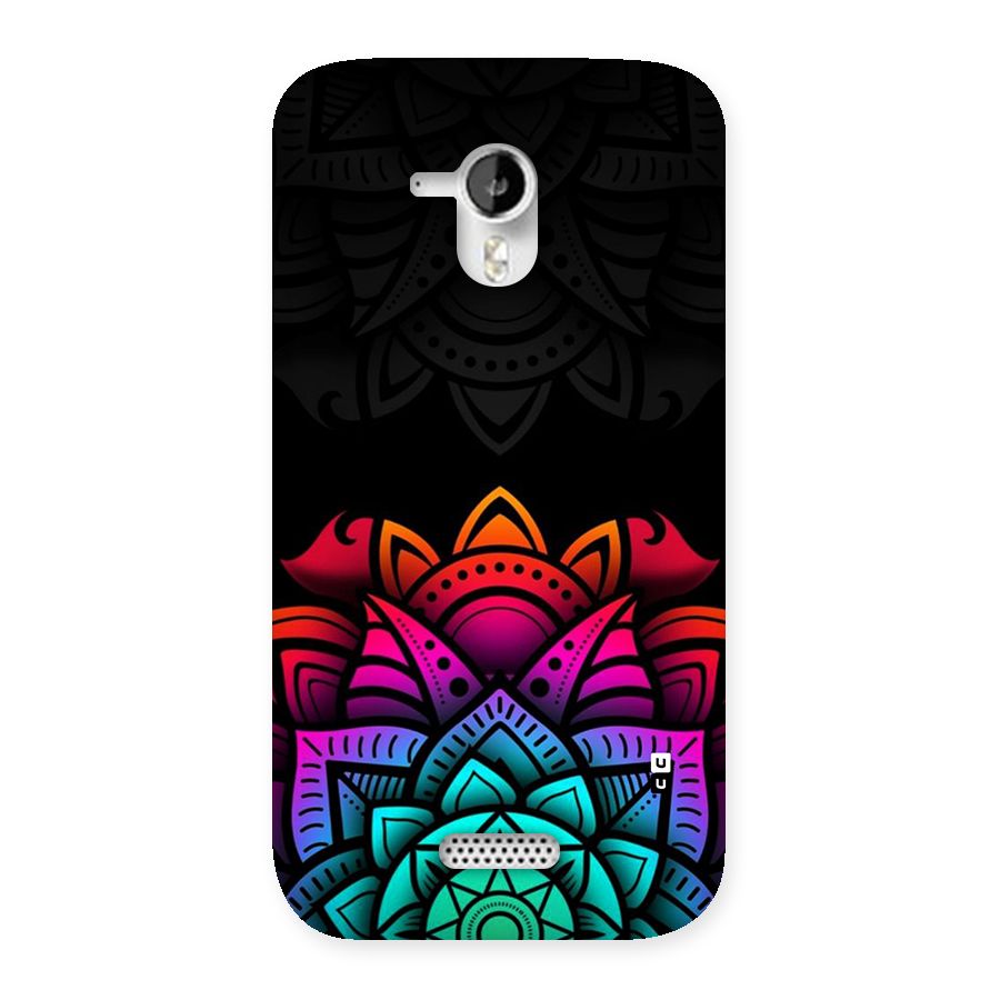 Wonderful Floral Back Case for Canvas HD A116