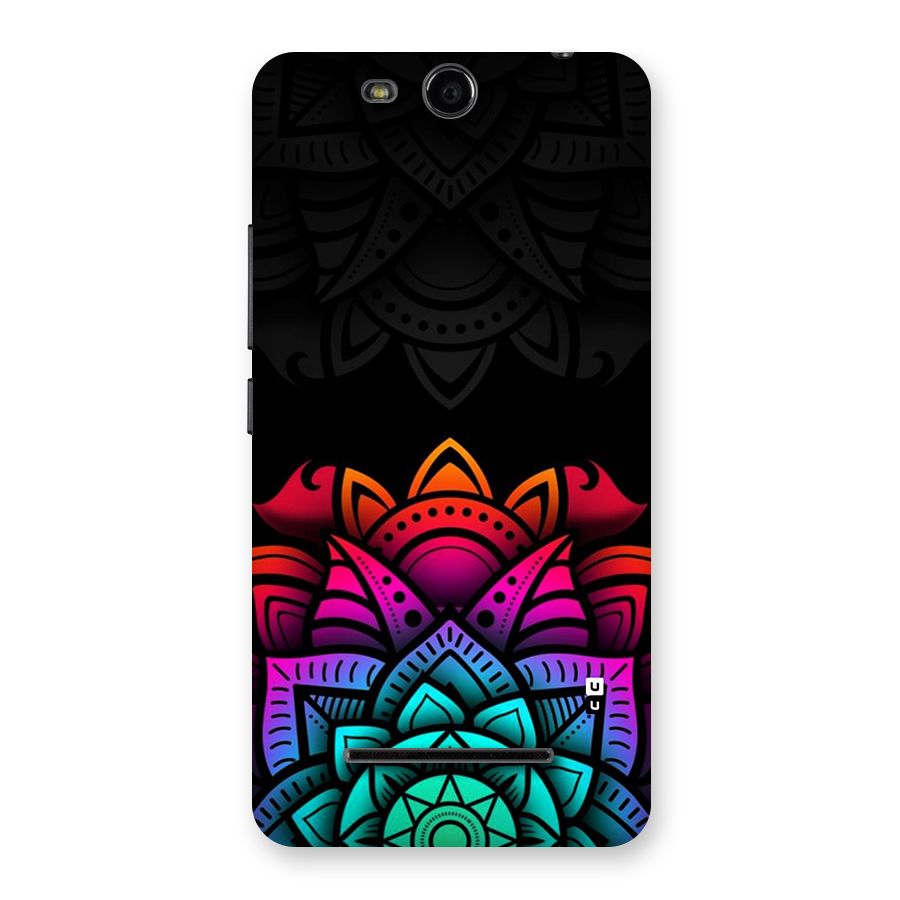 Wonderful Floral Back Case for Canvas Juice 3 Q392