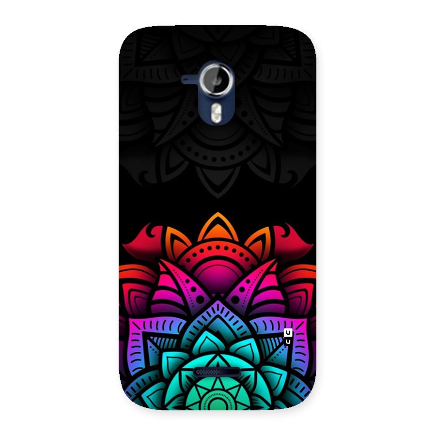 Wonderful Floral Back Case for Canvas Magnus A117