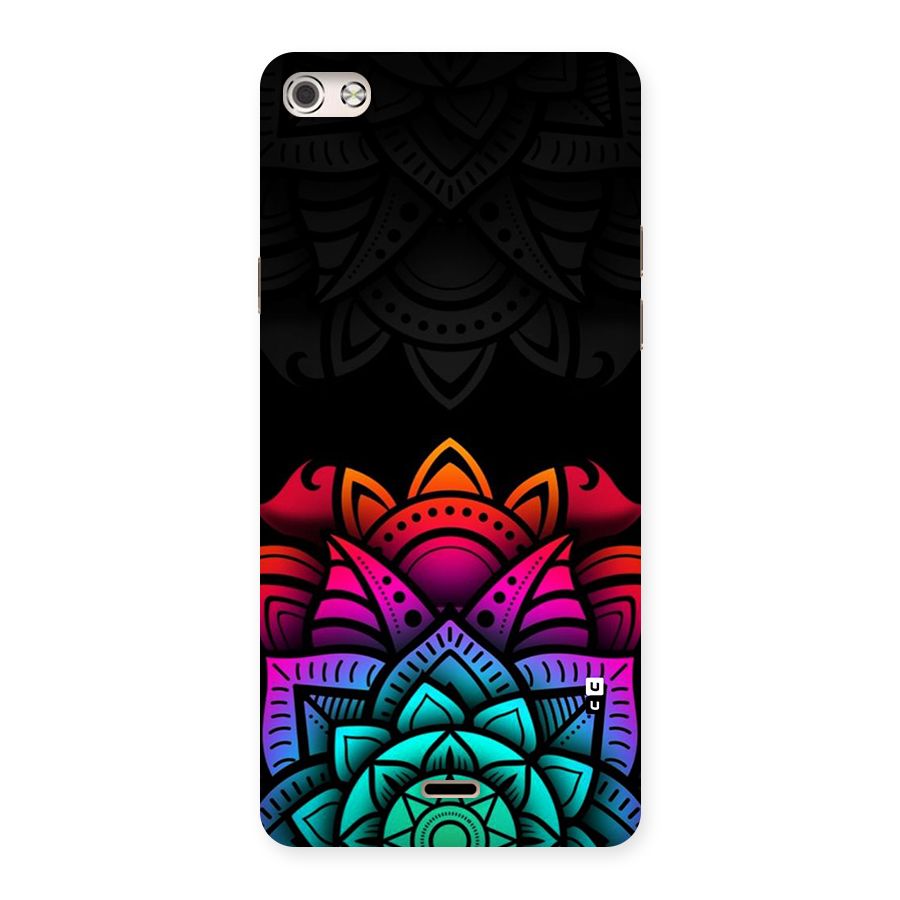 Wonderful Floral Back Case for Canvas Silver 5