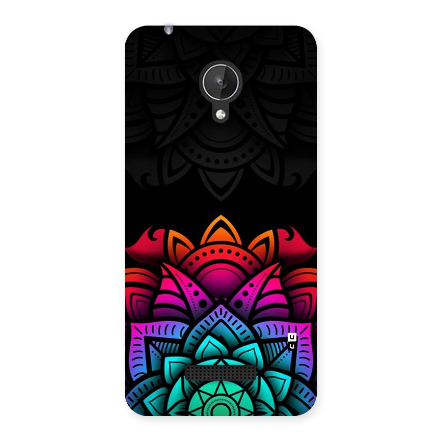 Wonderful Floral Back Case for Canvas Spark Q380