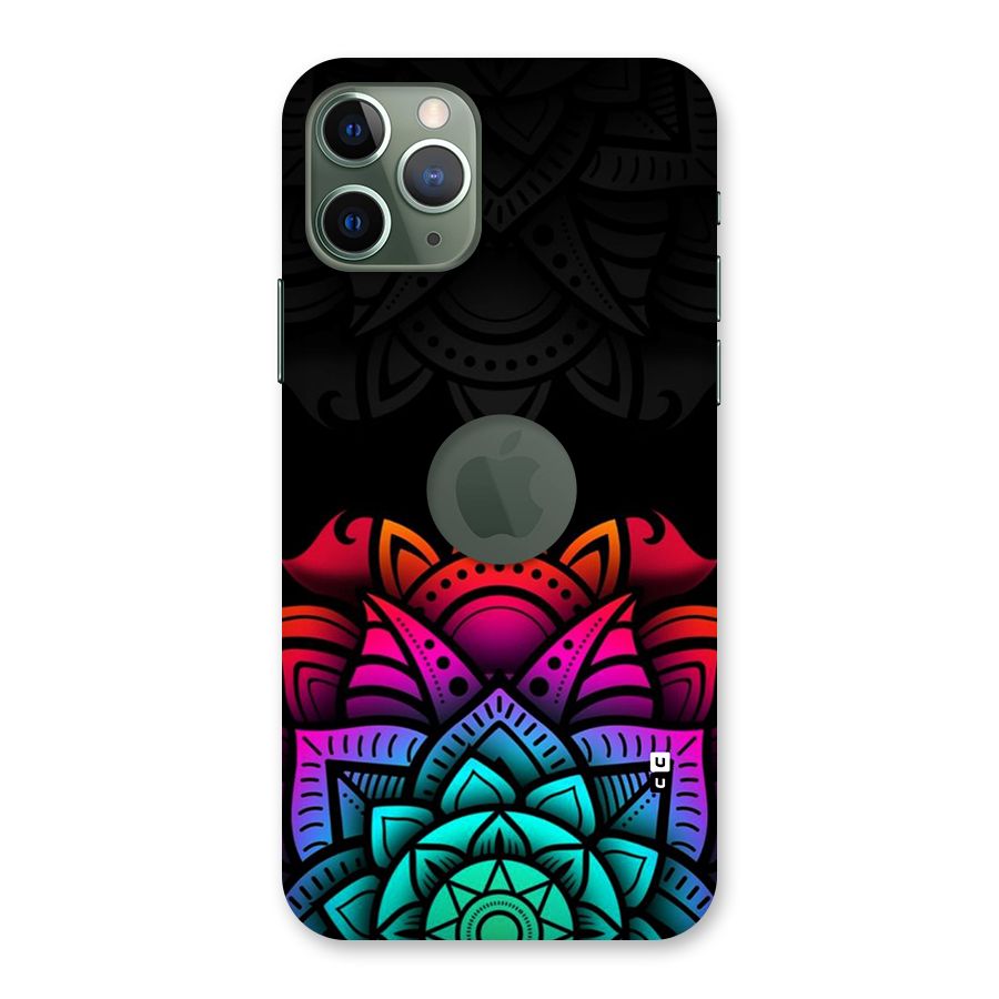 Wonderful Floral Back Case for iPhone 11 Pro Logo Cut