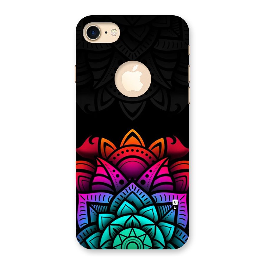 Wonderful Floral Back Case for iPhone 7 Logo Cut
