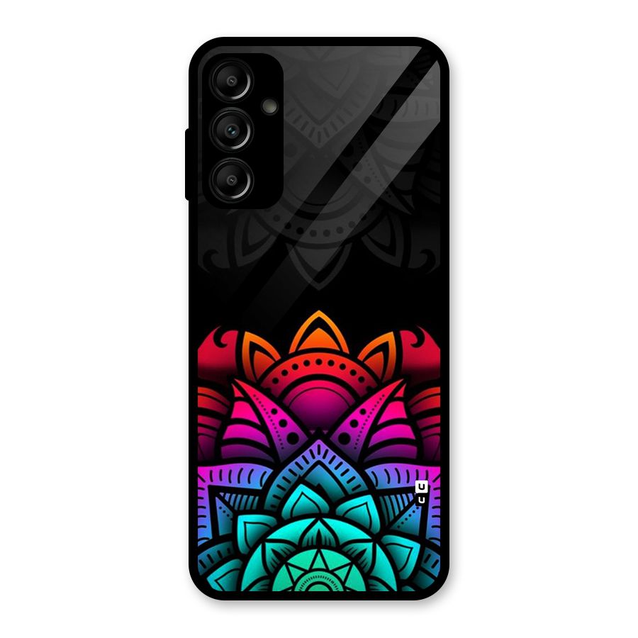 Wonderful Floral Glass Back Case for Galaxy A14 5G