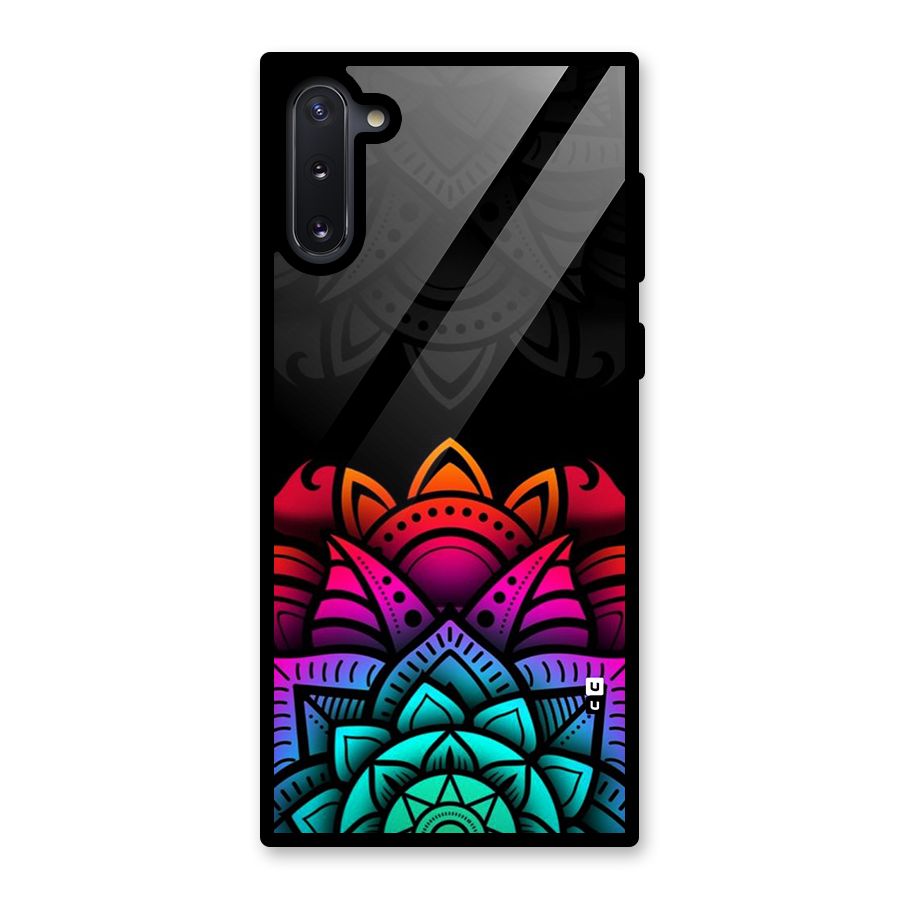 Wonderful Floral Glass Back Case for Galaxy Note 10
