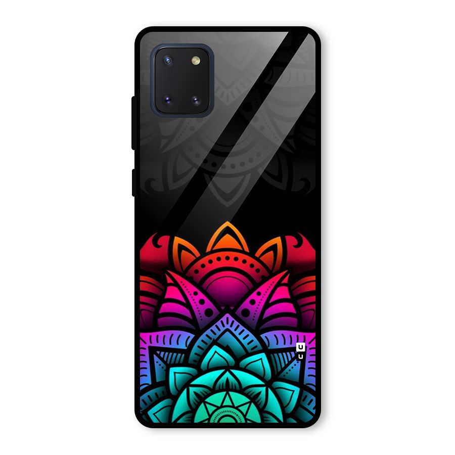 Wonderful Floral Glass Back Case for Galaxy Note 10 Lite
