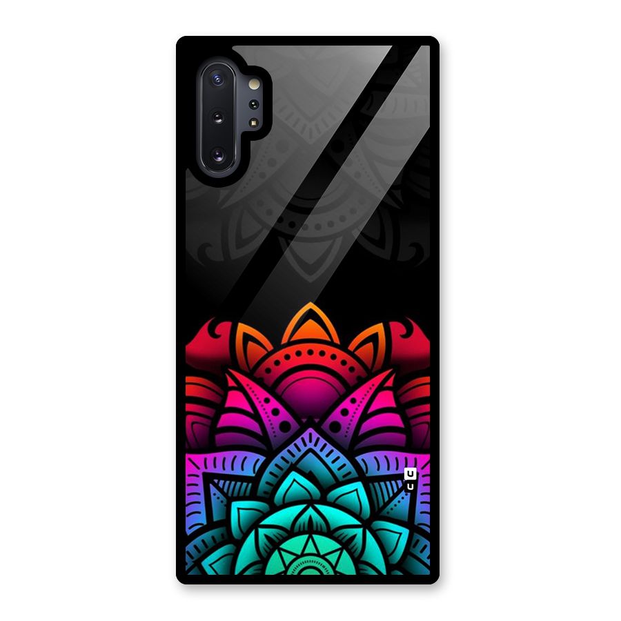 Wonderful Floral Glass Back Case for Galaxy Note 10 Plus
