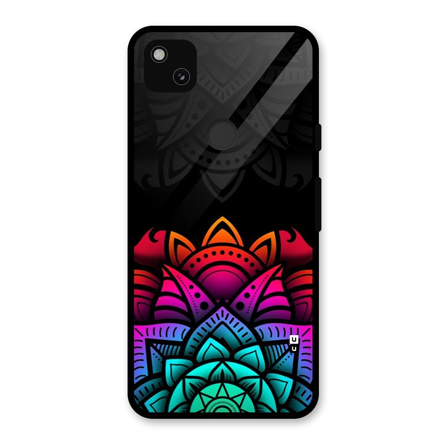 Wonderful Floral Glass Back Case for Google Pixel 4a