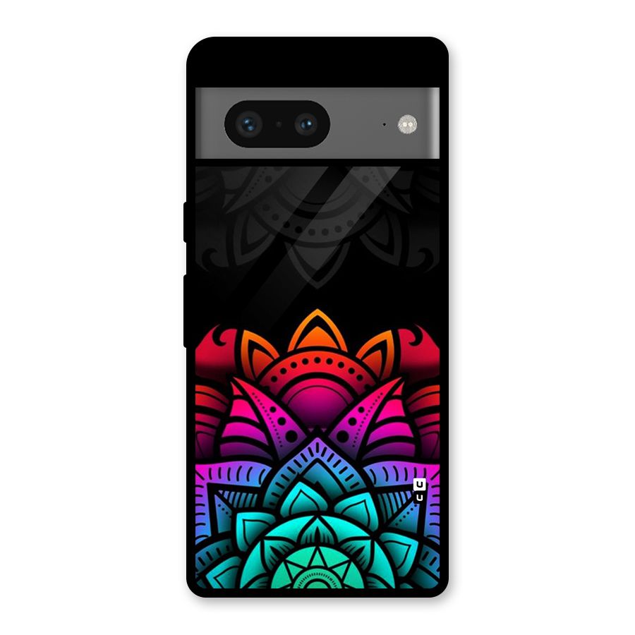 Wonderful Floral Glass Back Case for Google Pixel 7