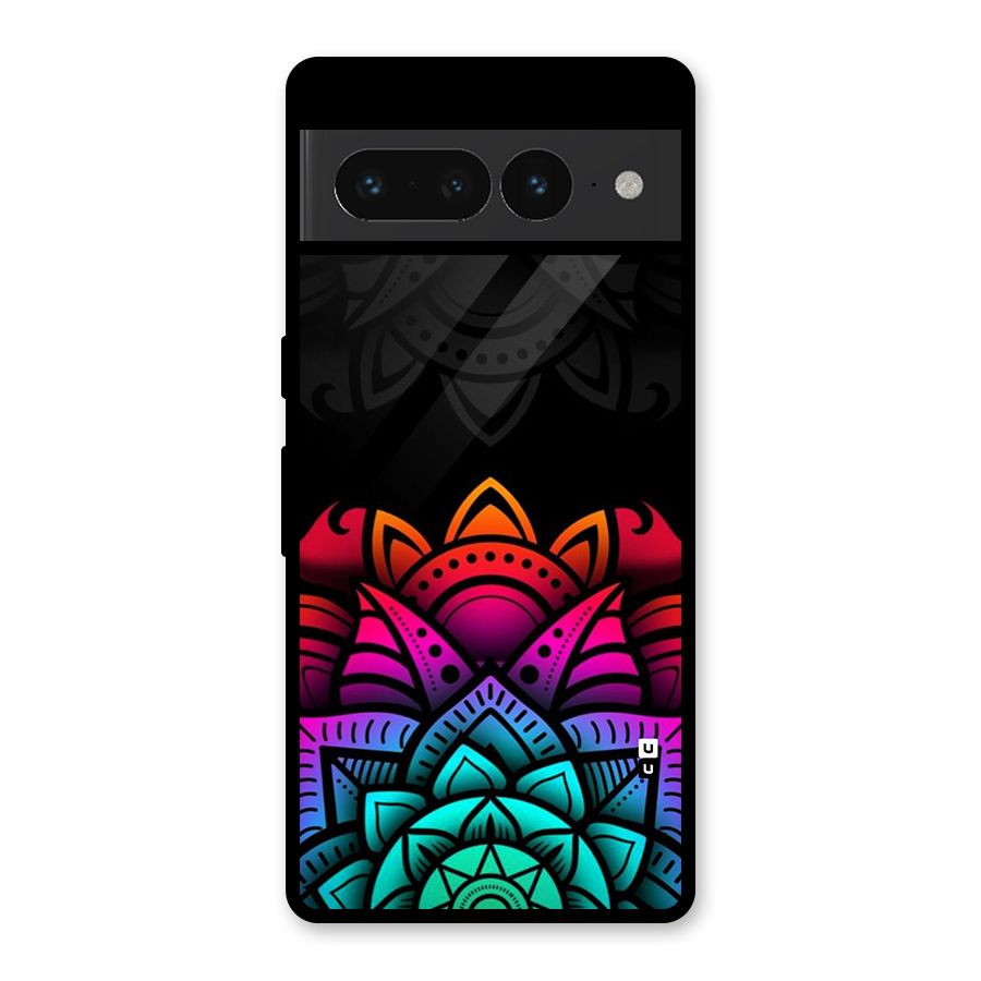 Wonderful Floral Glass Back Case for Google Pixel 7 Pro
