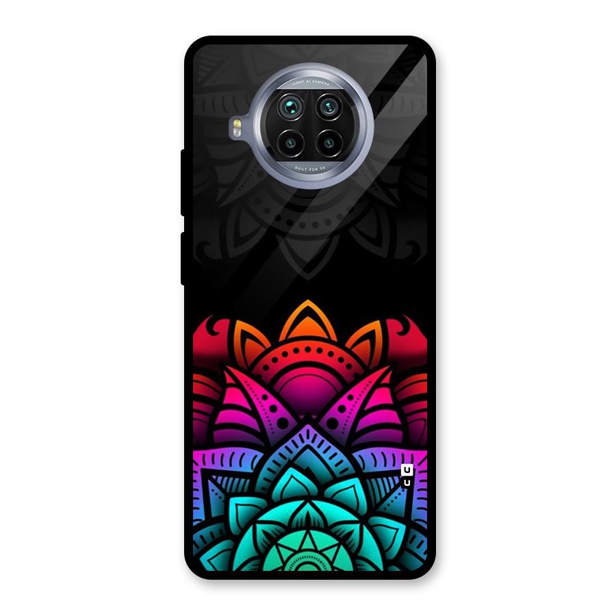 Wonderful Floral Glass Back Case for Mi 10i