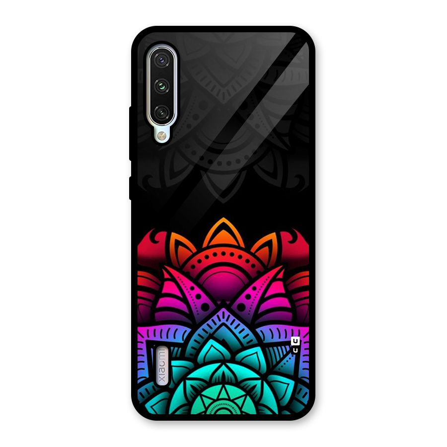 Wonderful Floral Glass Back Case for Mi A3