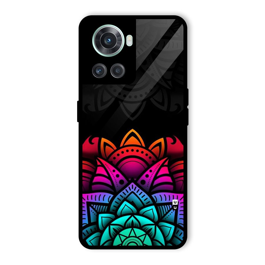 Wonderful Floral Glass Back Case for OnePlus 10R