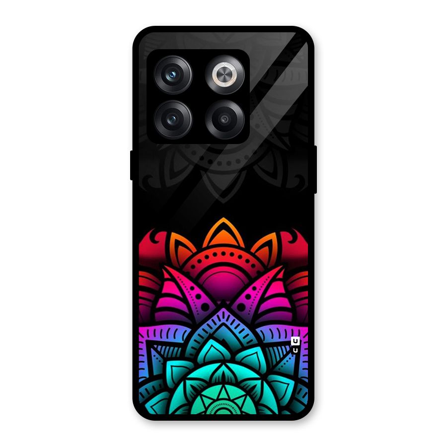 Wonderful Floral Glass Back Case for OnePlus 10T