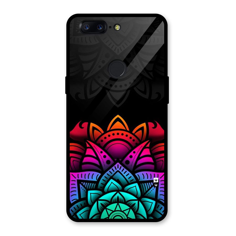 Wonderful Floral Glass Back Case for OnePlus 5T
