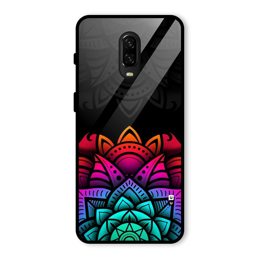 Wonderful Floral Glass Back Case for OnePlus 6T