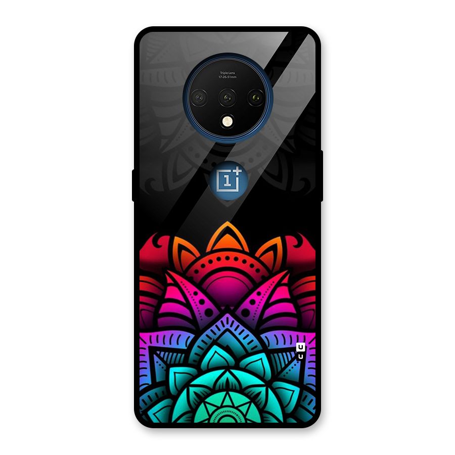 Wonderful Floral Glass Back Case for OnePlus 7T