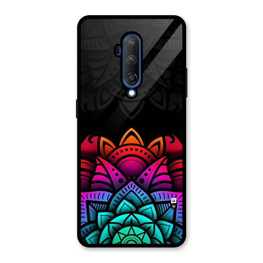 Wonderful Floral Glass Back Case for OnePlus 7T Pro