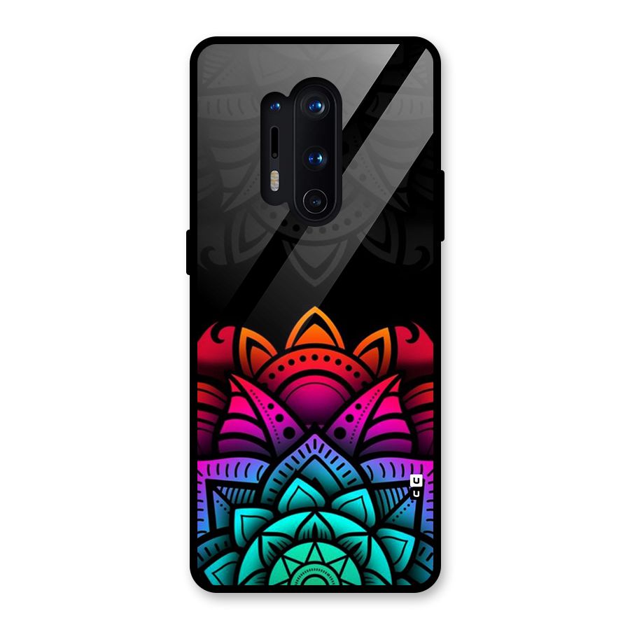 Wonderful Floral Glass Back Case for OnePlus 8 Pro