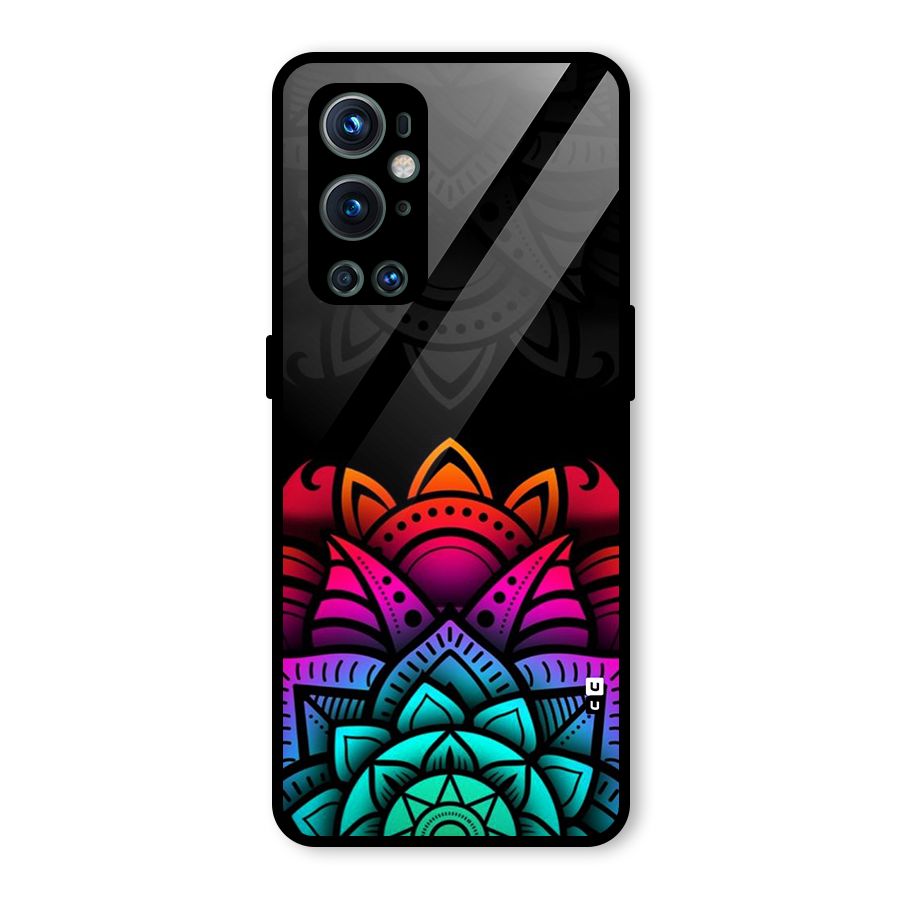 Wonderful Floral Glass Back Case for OnePlus 9 Pro