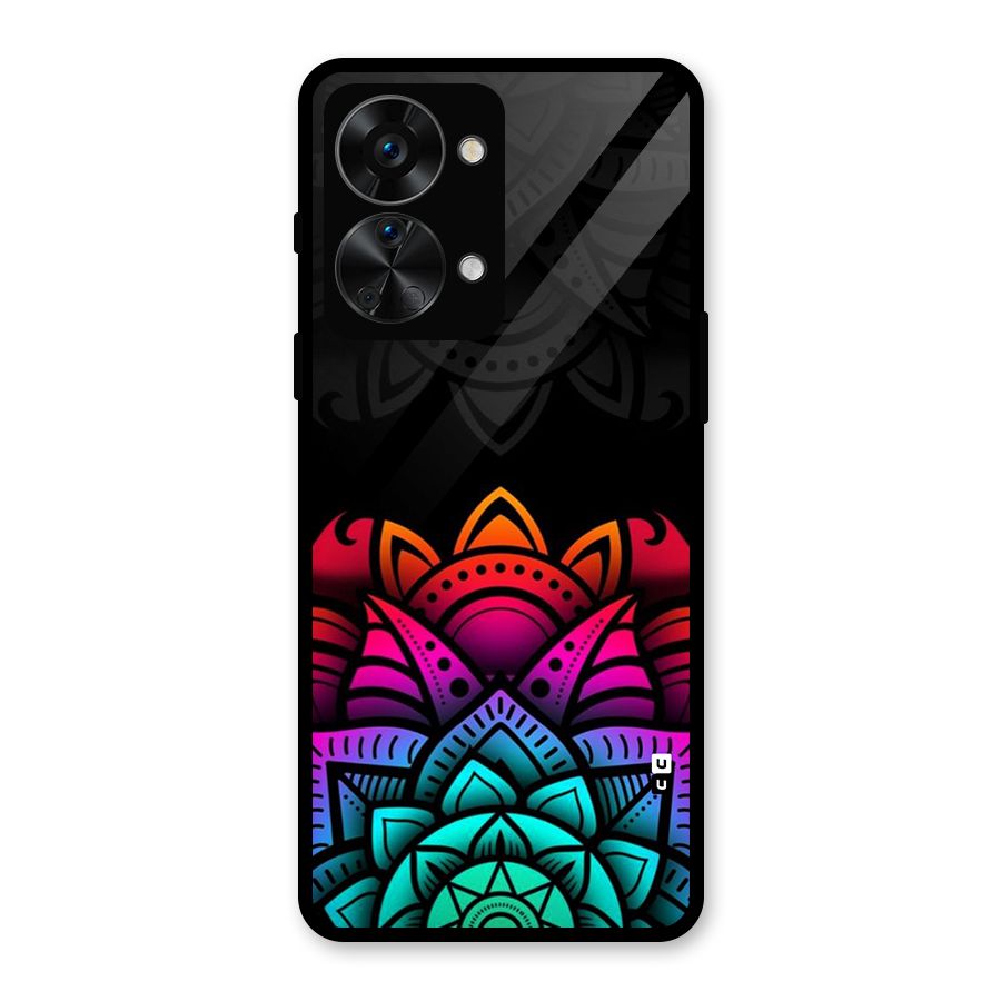 Wonderful Floral Glass Back Case for OnePlus Nord 2T