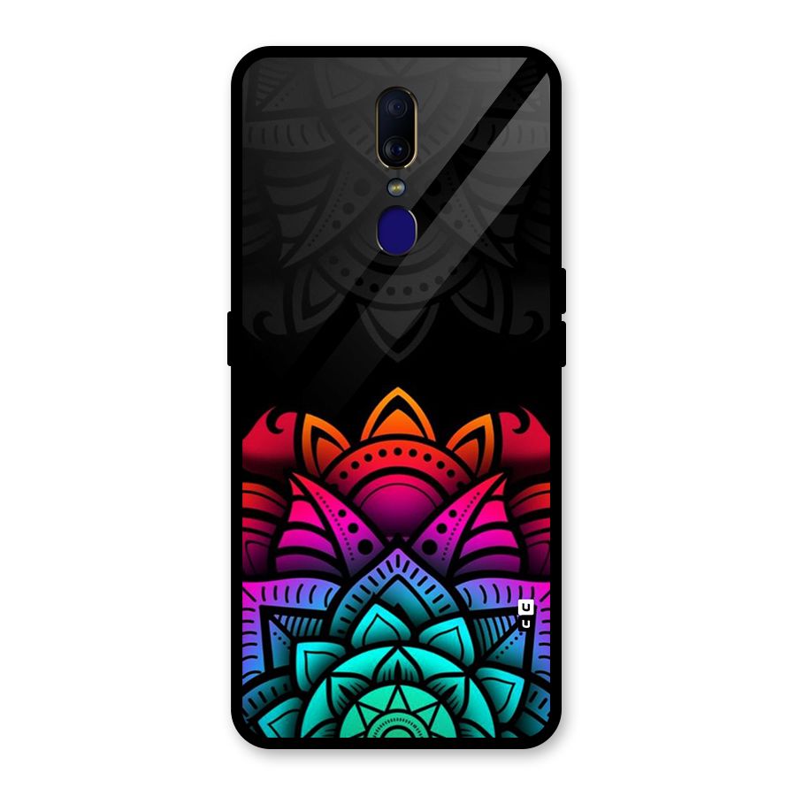 Wonderful Floral Glass Back Case for Oppo F11
