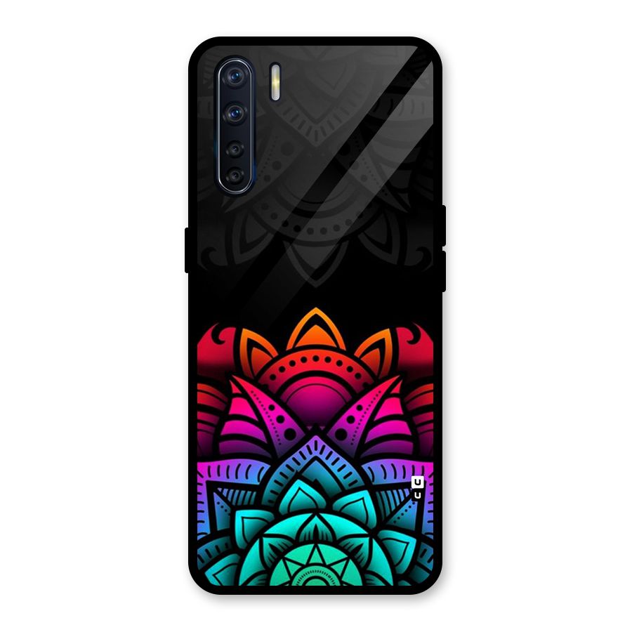 Wonderful Floral Glass Back Case for Oppo F15
