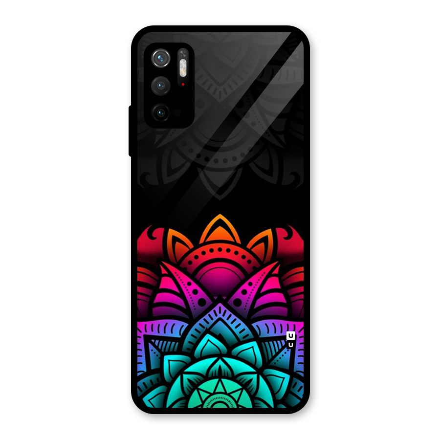 Wonderful Floral Glass Back Case for Poco M3 Pro 5G