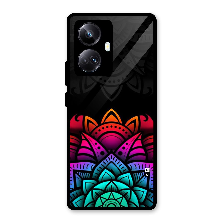 Wonderful Floral Glass Back Case for Realme 10 Pro Plus