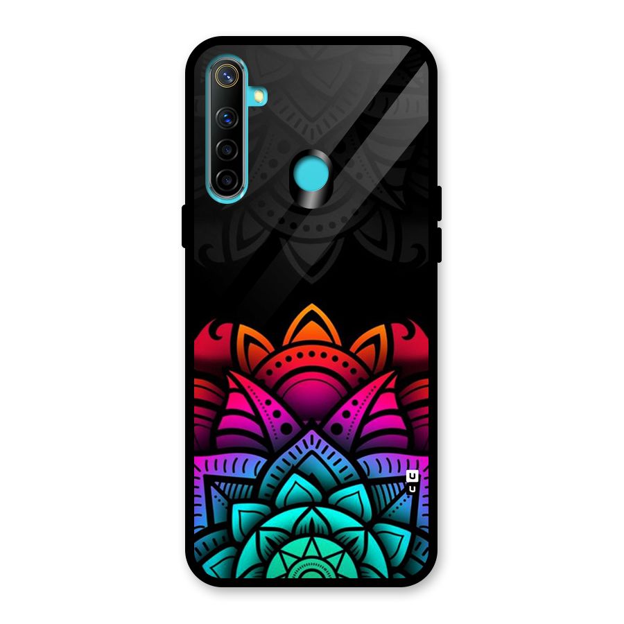 Wonderful Floral Glass Back Case for Realme 5s