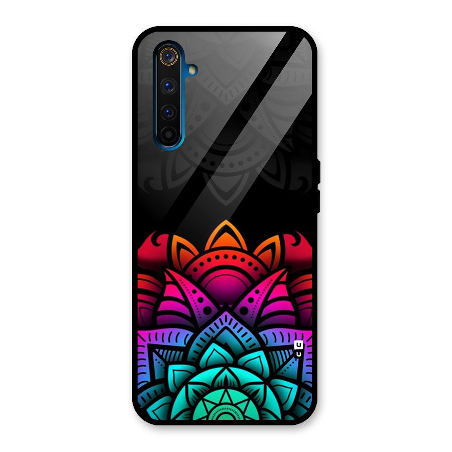 Wonderful Floral Glass Back Case for Realme 6 Pro