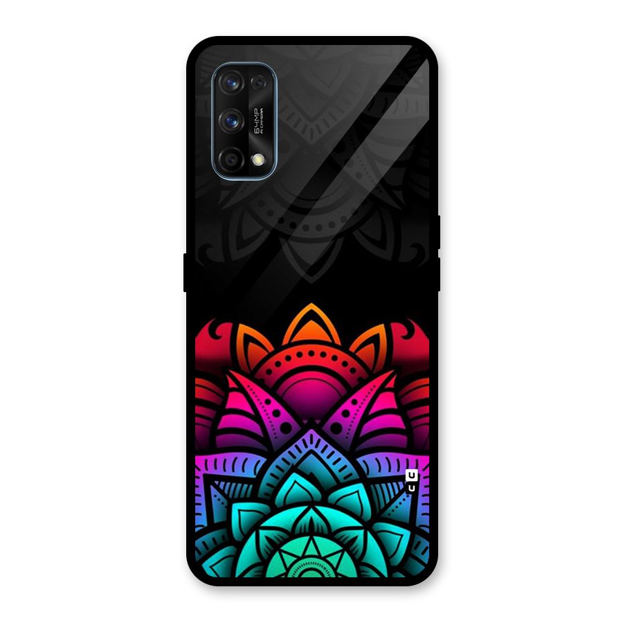 Wonderful Floral Glass Back Case for Realme 7 Pro